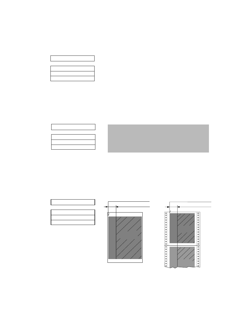 Paper handling enhancement set the top margin, Set the bottom margin, Set the left margint | Seiko Group BP-9000 User Manual | Page 55 / 146