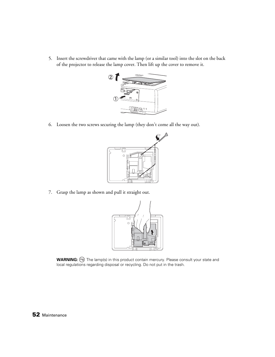 Seiko Group POWERLITE 8345 User Manual | Page 52 / 76
