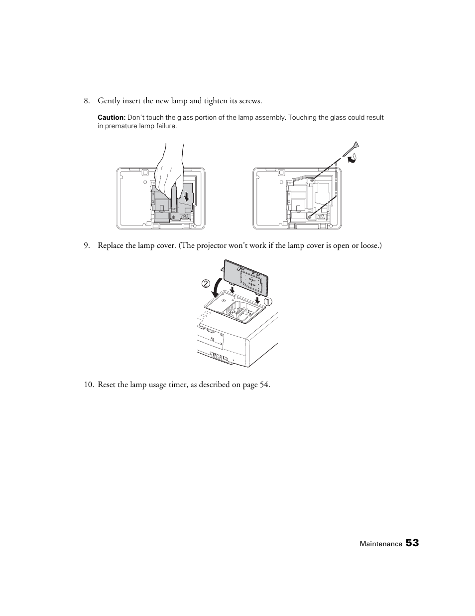 Seiko Group POWERLITE 8345 User Manual | Page 53 / 76