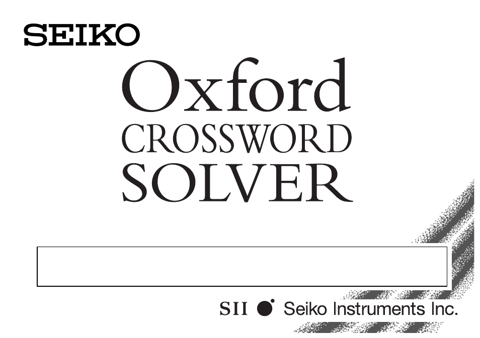 Seiko Group ER3500 User Manual | 82 pages