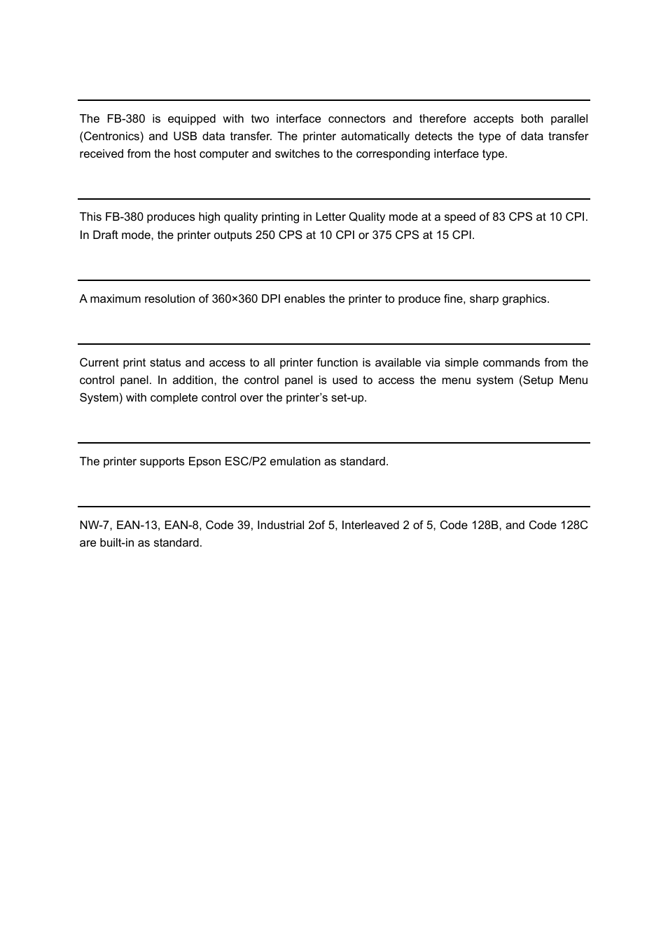 Seiko Group PRECISION FB 380 User Manual | Page 7 / 50