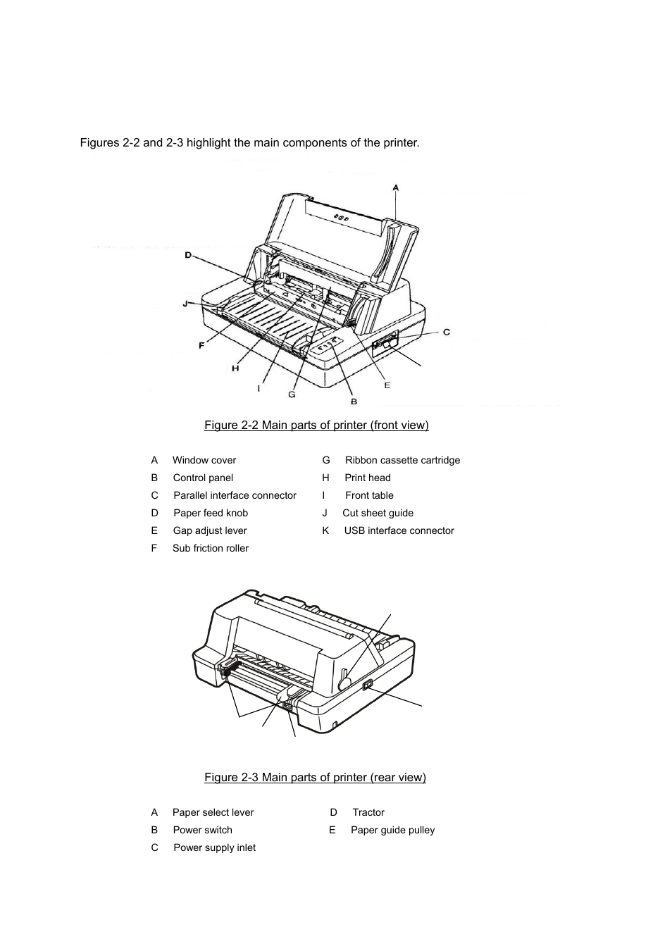 Parts ldentification, Parts identification | Seiko Group PRECISION FB 380 User Manual | Page 9 / 50