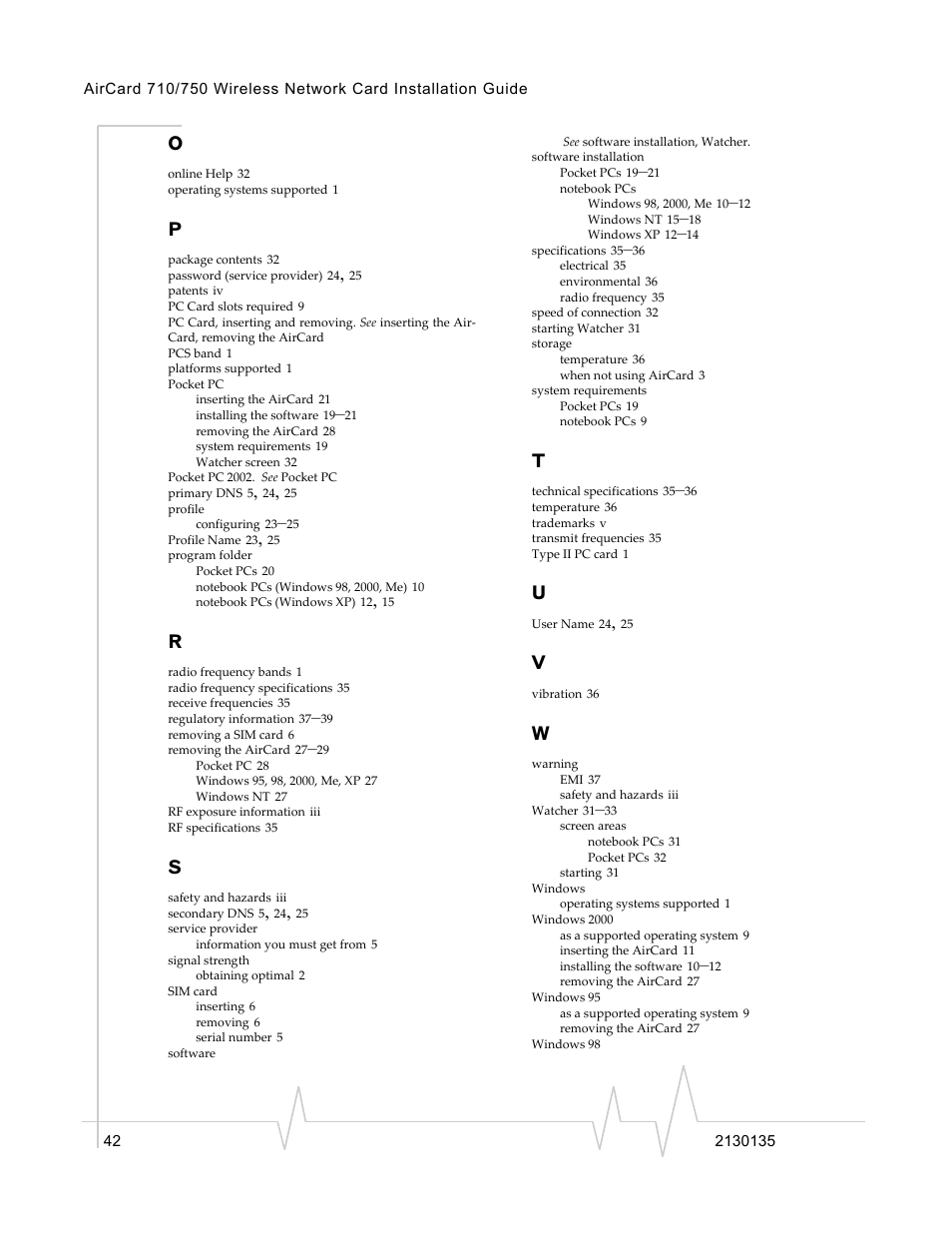 Sierra Wireless AirCard 710 User Manual | Page 50 / 54