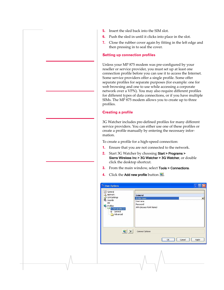 Sierra Wireless MP 875 User Manual | Page 33 / 68