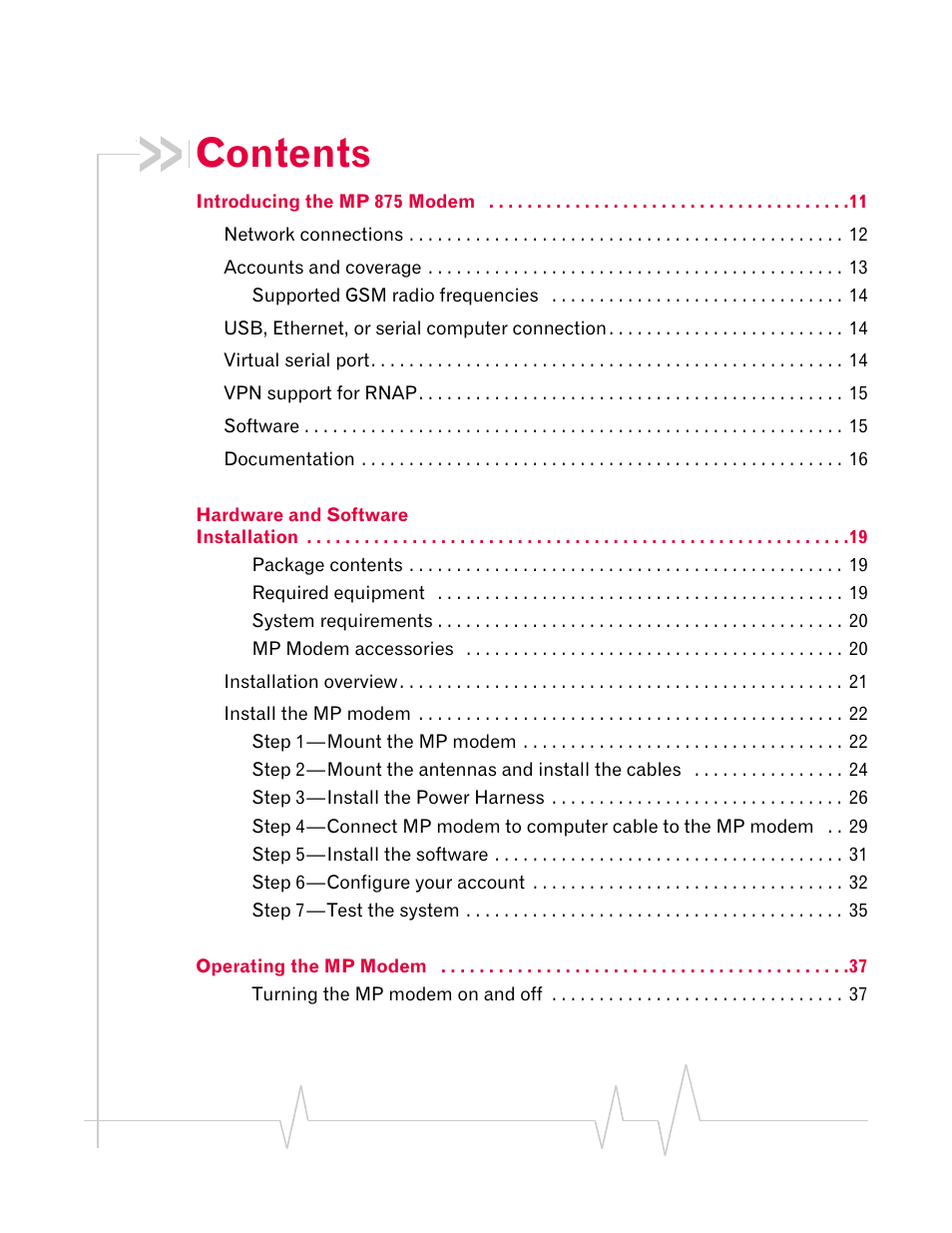 Sierra Wireless MP 875 User Manual | Page 7 / 68