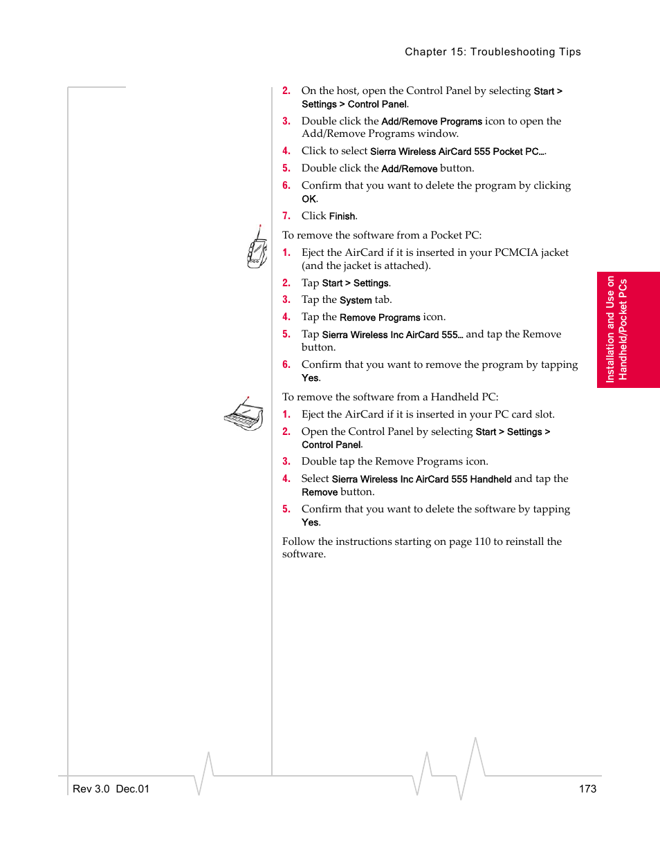 Sierra Wireless AirCard 555 User Manual | Page 175 / 192