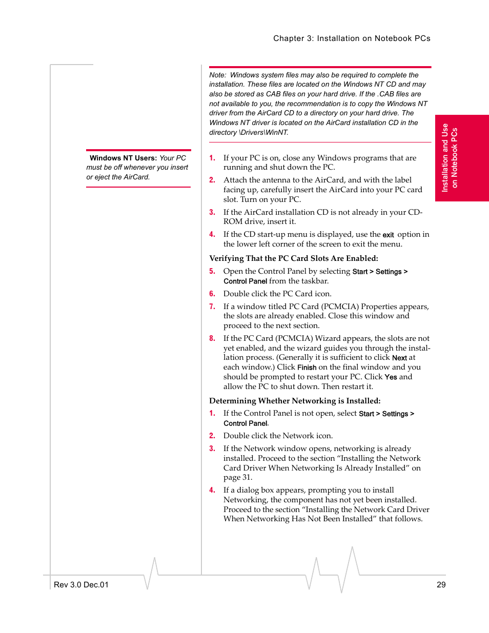 Sierra Wireless AirCard 555 User Manual | Page 29 / 192