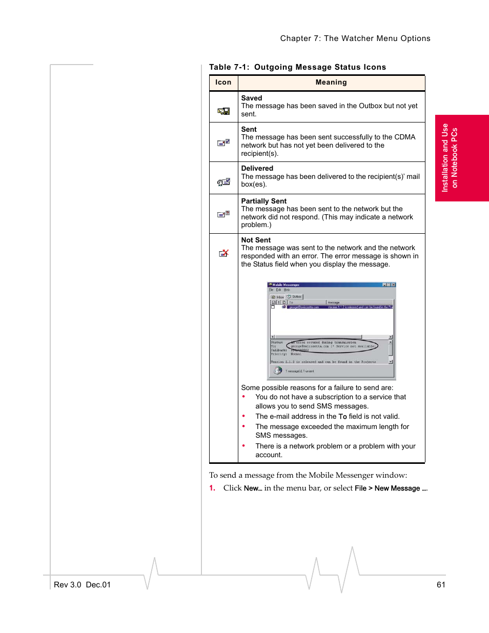 Sierra Wireless AirCard 555 User Manual | Page 61 / 192