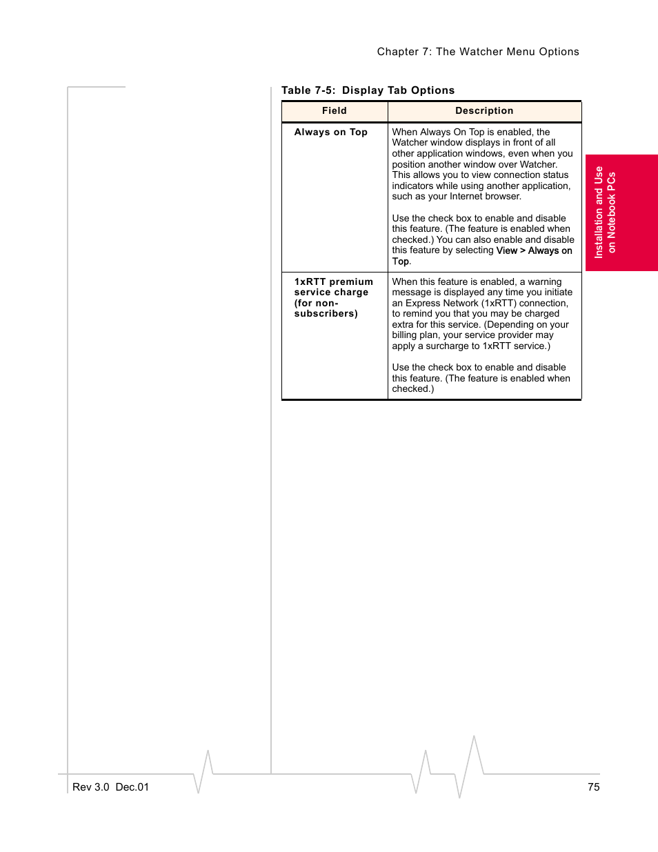 Sierra Wireless AirCard 555 User Manual | Page 75 / 192