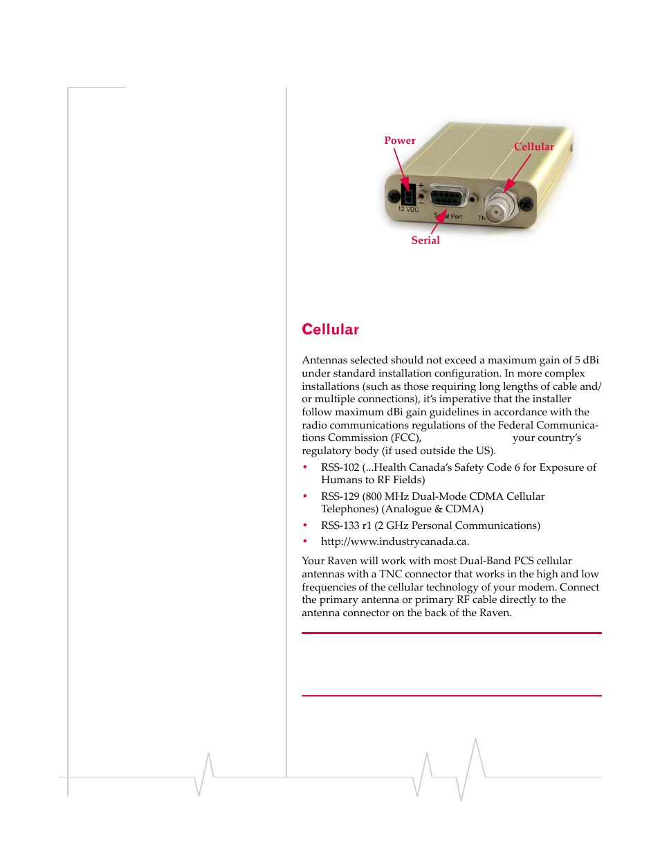 Cellular | Sierra Wireless RAVEN IDEN 20070914 User Manual | Page 10 / 36