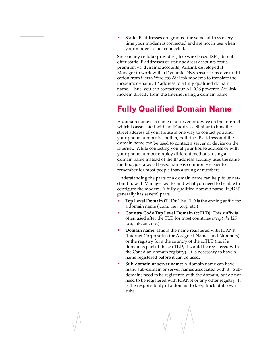 Fully qualified domain name | Sierra Wireless 2170042 User Manual | Page 3 / 16