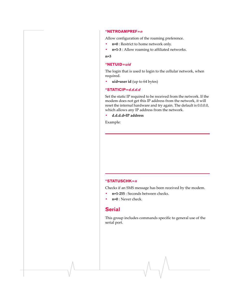 Serial | Sierra Wireless RAVEN 20070914 User Manual | Page 106 / 171