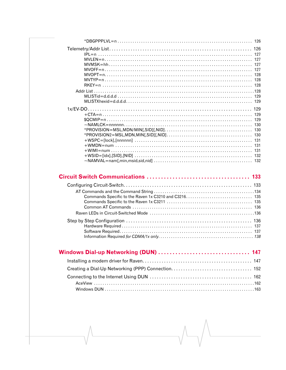 Sierra Wireless RAVEN 20070914 User Manual | Page 12 / 171