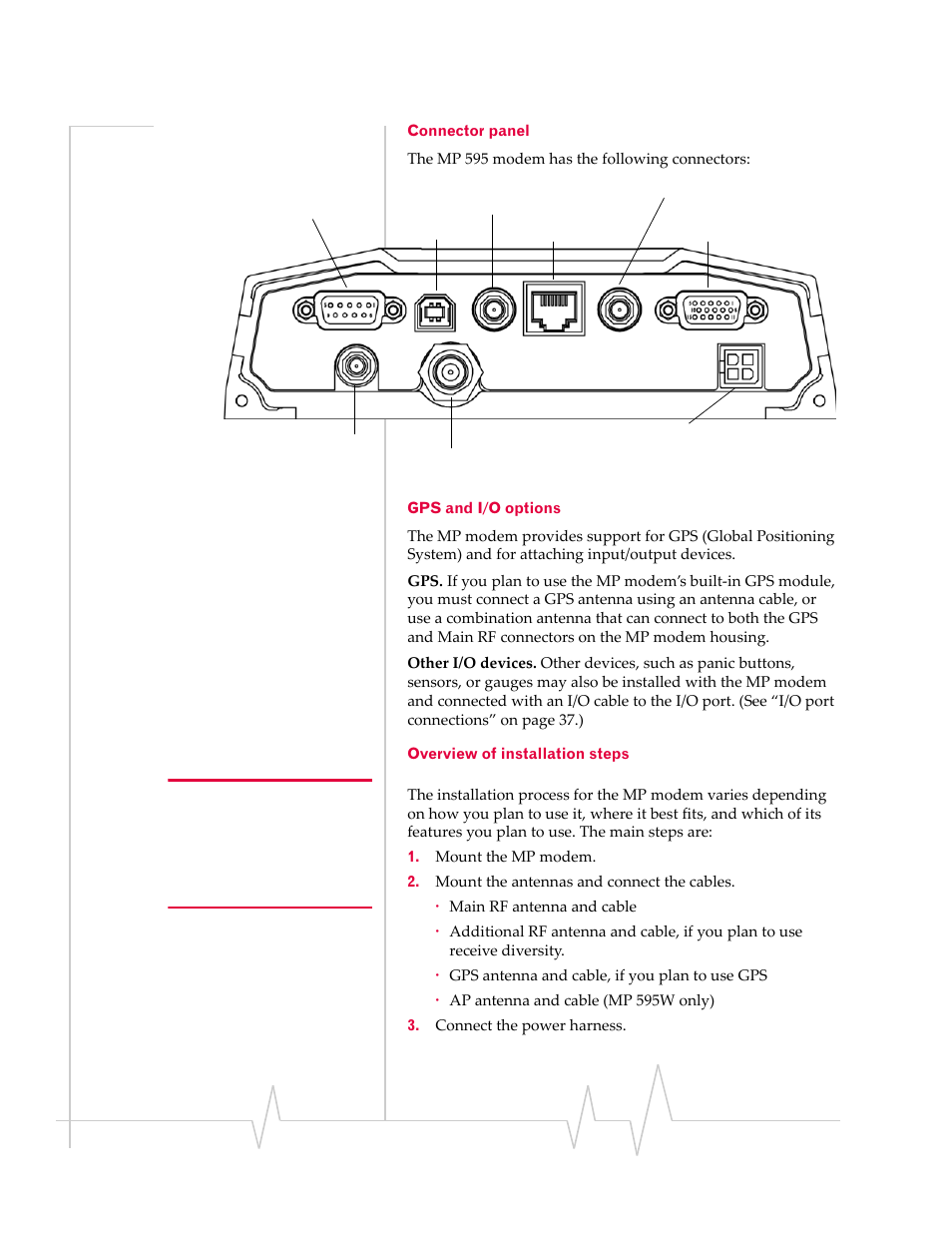 Sierra Wireless AIRLINK MP595W User Manual | Page 26 / 86