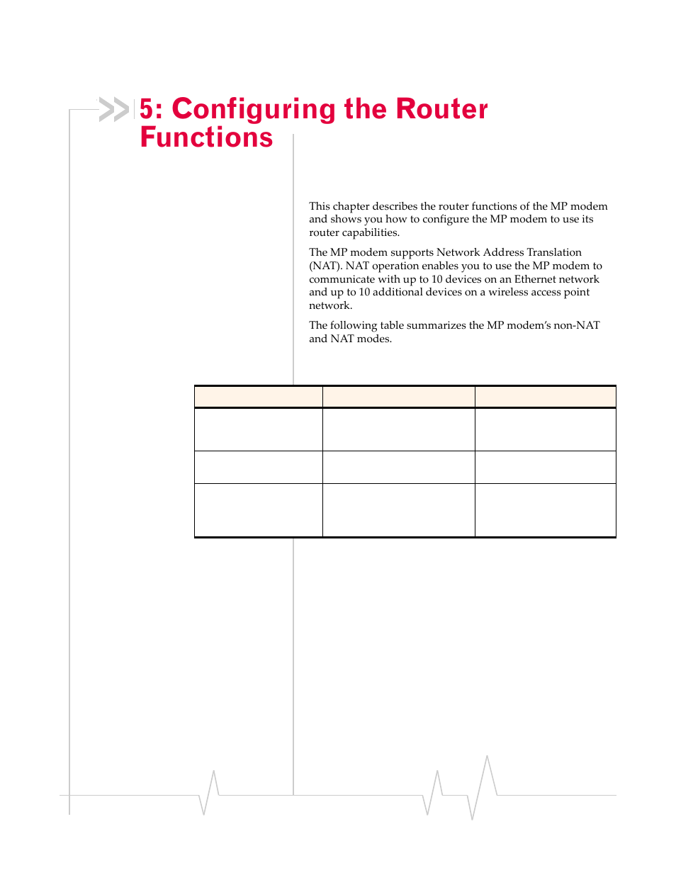 Configuring the router functions | Sierra Wireless AIRLINK MP595W User Manual | Page 43 / 86