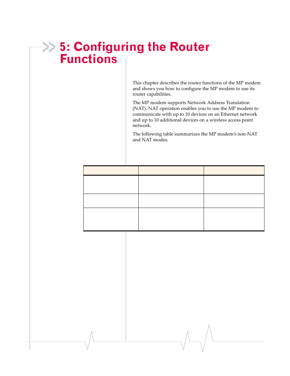 Configuring the router functions | Sierra Wireless MP 875 User Manual | Page 49 / 84