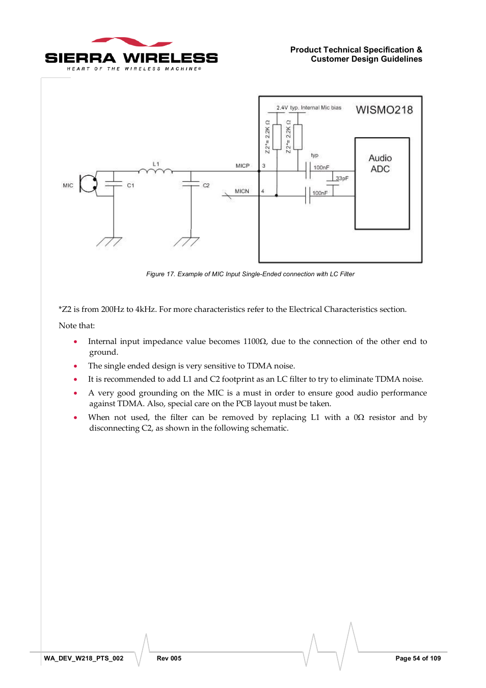 Figure 17 | Sierra Wireless WISMO218 User Manual | Page 54 / 110