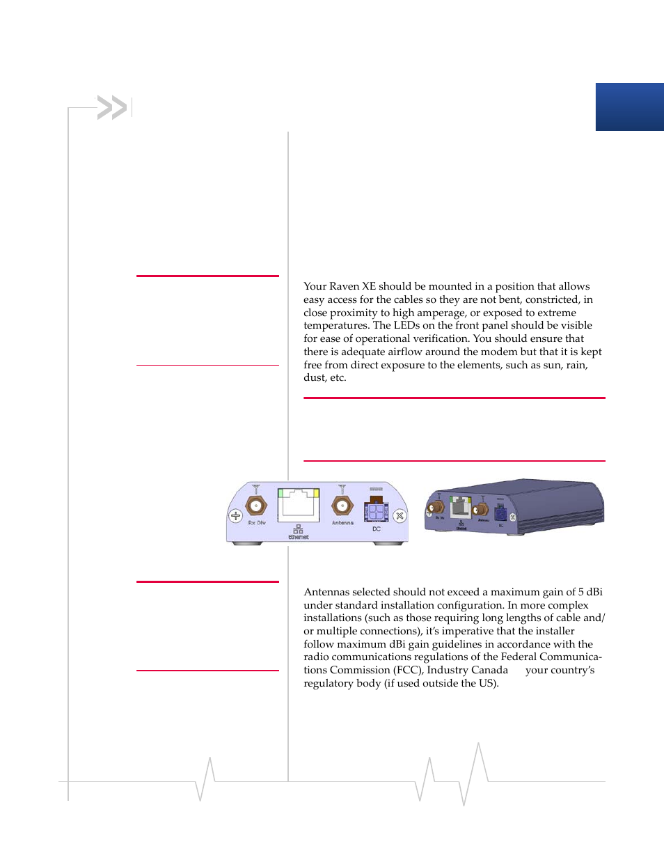 Hardware installation of the raven xe | Sierra Wireless RAVEN 20080605 User Manual | Page 24 / 37
