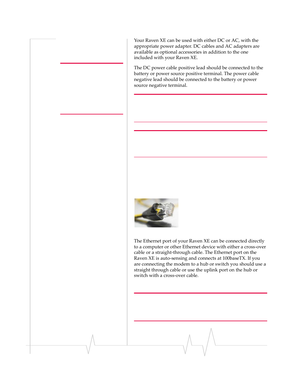 Connecting to a computer or other device, Connecting to a, Computer or other device | Sierra Wireless RAVEN 20080605 User Manual | Page 26 / 37