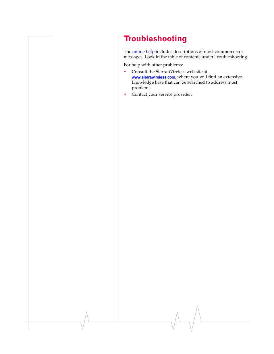 Troubleshooting | Sierra Wireless Compass 597 User Manual | Page 39 / 65