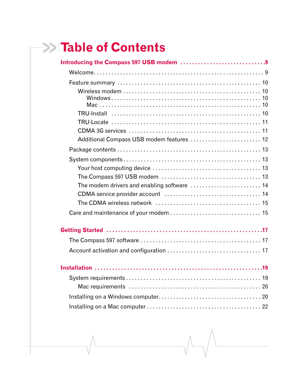 Sierra Wireless Compass 597 User Manual | Page 5 / 65