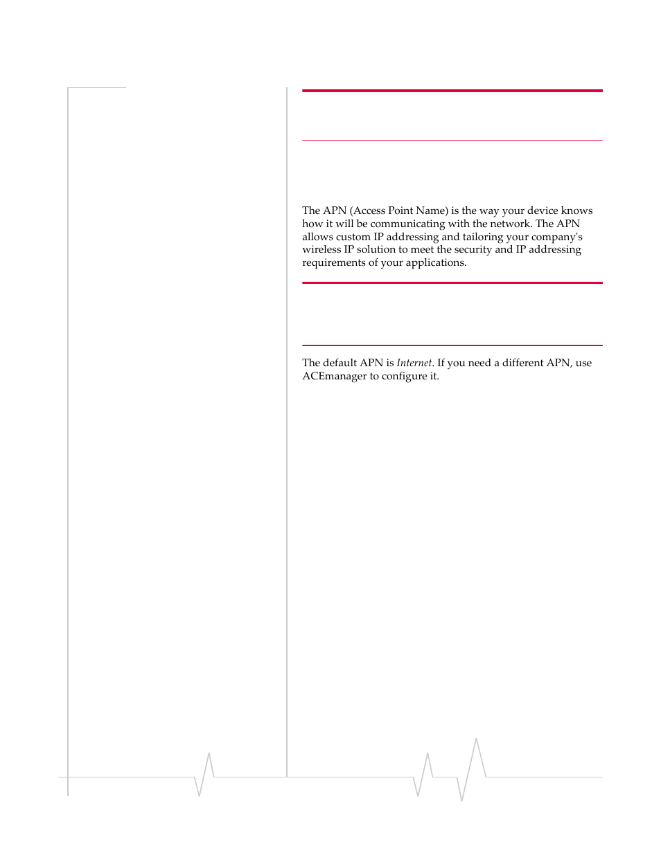 Configuring the apn | Sierra Wireless PINPOINT X HSUPA User Manual | Page 24 / 40