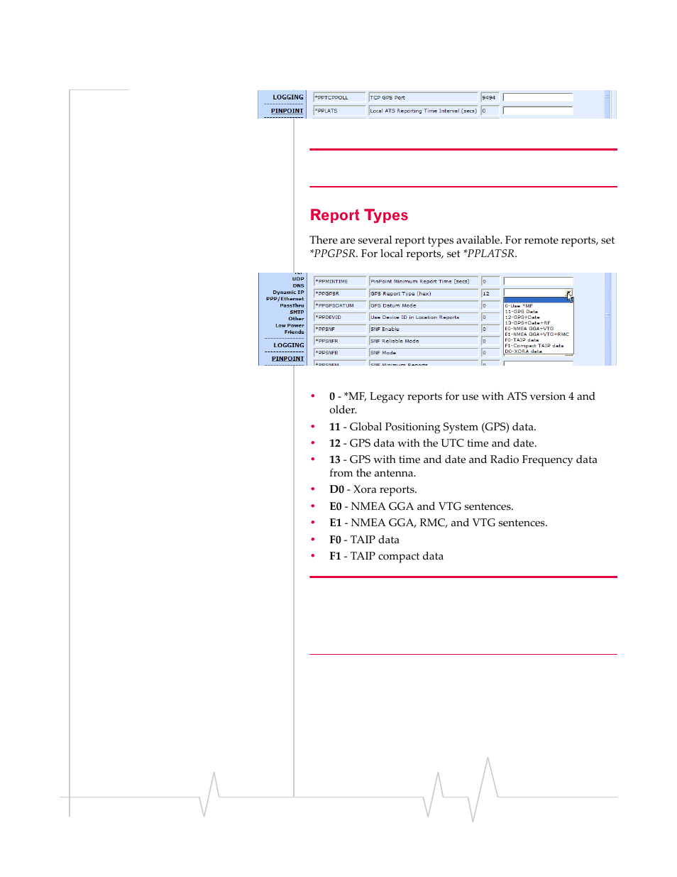 Report types | Sierra Wireless 20070914 User Manual | Page 102 / 203