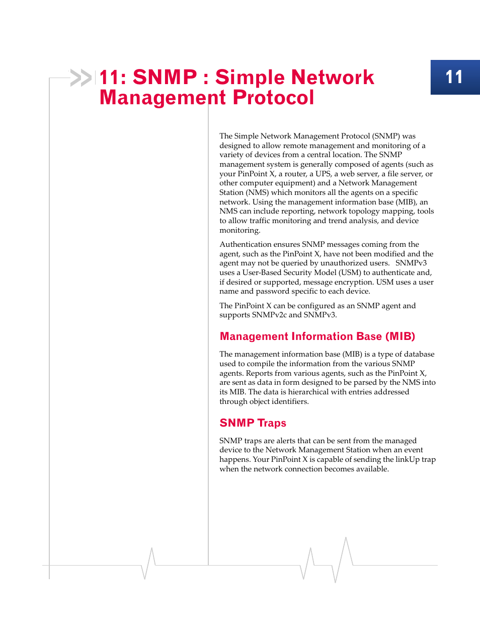 Snmp : simple network management protocol, Management information base (mib), Snmp traps | Sierra Wireless 20070914 User Manual | Page 120 / 203