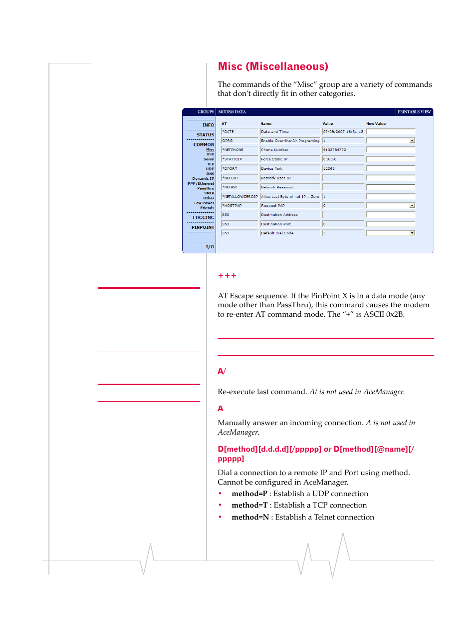 Misc (miscellaneous) | Sierra Wireless 20070914 User Manual | Page 135 / 203