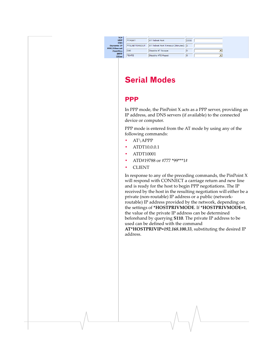 Serial modes | Sierra Wireless 20070914 User Manual | Page 78 / 203