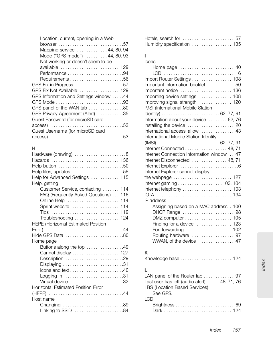 Sierra Wireless Overdrive User Manual | Page 165 / 172