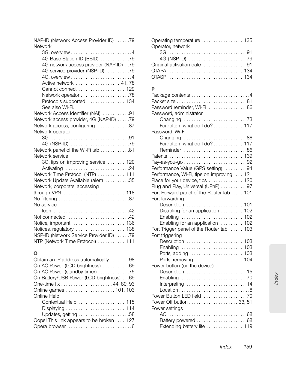 Sierra Wireless Overdrive User Manual | Page 167 / 172