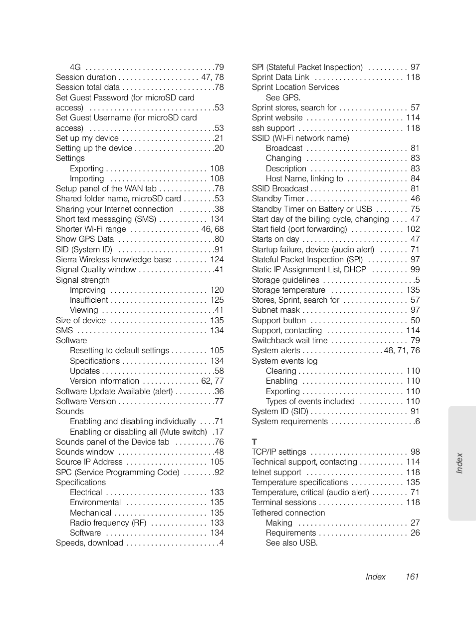 Sierra Wireless Overdrive User Manual | Page 169 / 172