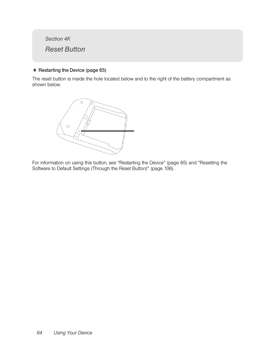 Reset button, 4k. reset button | Sierra Wireless Overdrive User Manual | Page 72 / 172