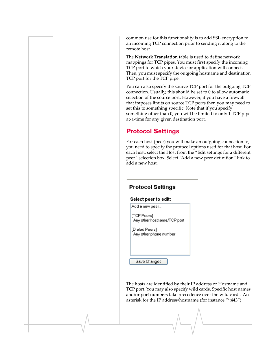 Protocol settings | Sierra Wireless RJ-11 User Manual | Page 34 / 60