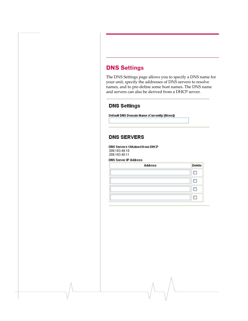 Dns settings | Sierra Wireless RJ-11 User Manual | Page 37 / 60