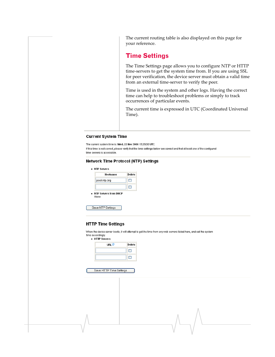 Time settings | Sierra Wireless RJ-11 User Manual | Page 40 / 60