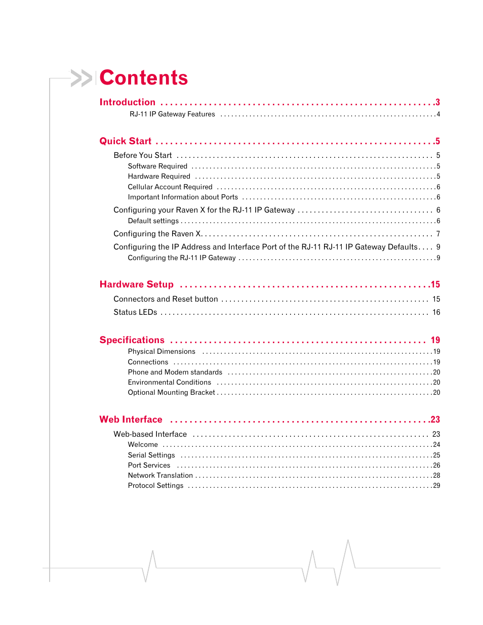 Sierra Wireless RJ-11 User Manual | Page 6 / 60