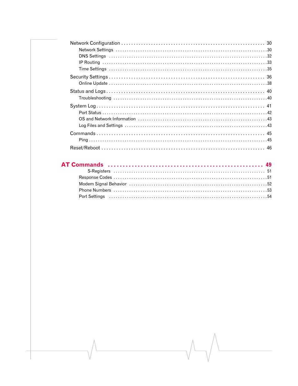 At commands | Sierra Wireless RJ-11 User Manual | Page 7 / 60