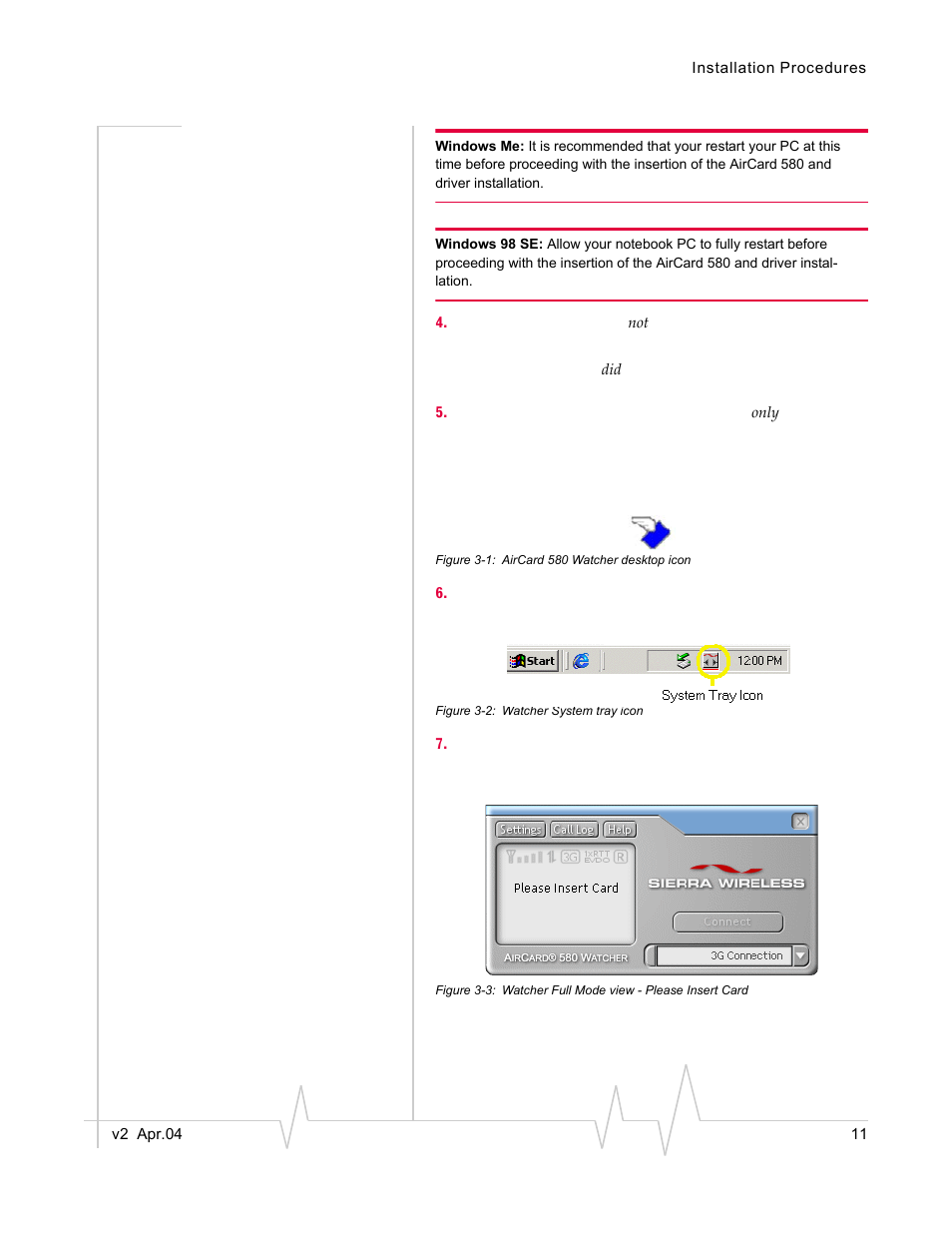 Sierra Wireless AirCard 580 User Manual | Page 19 / 54