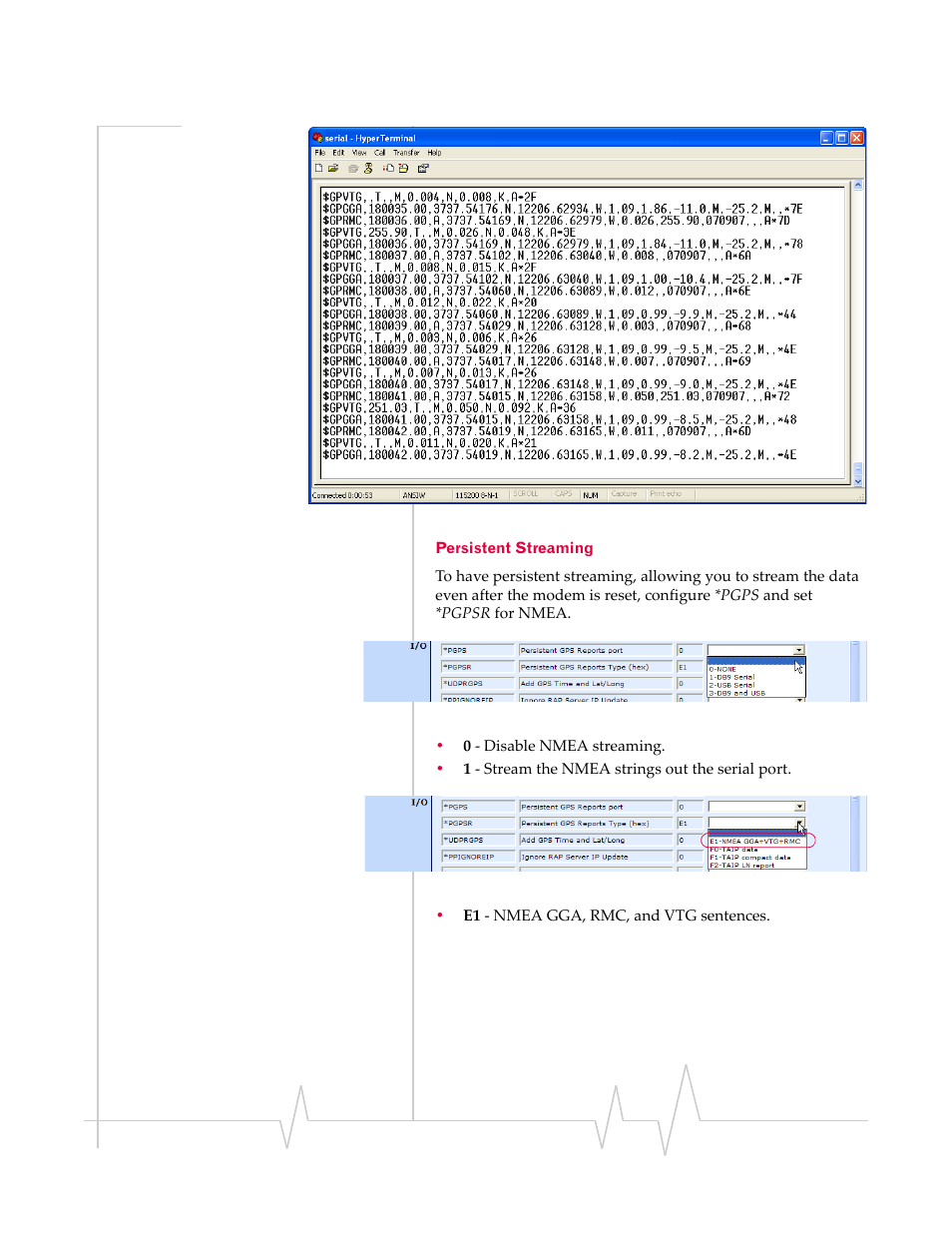 Persistent streaming | Sierra Wireless EV-DO User Manual | Page 101 / 182