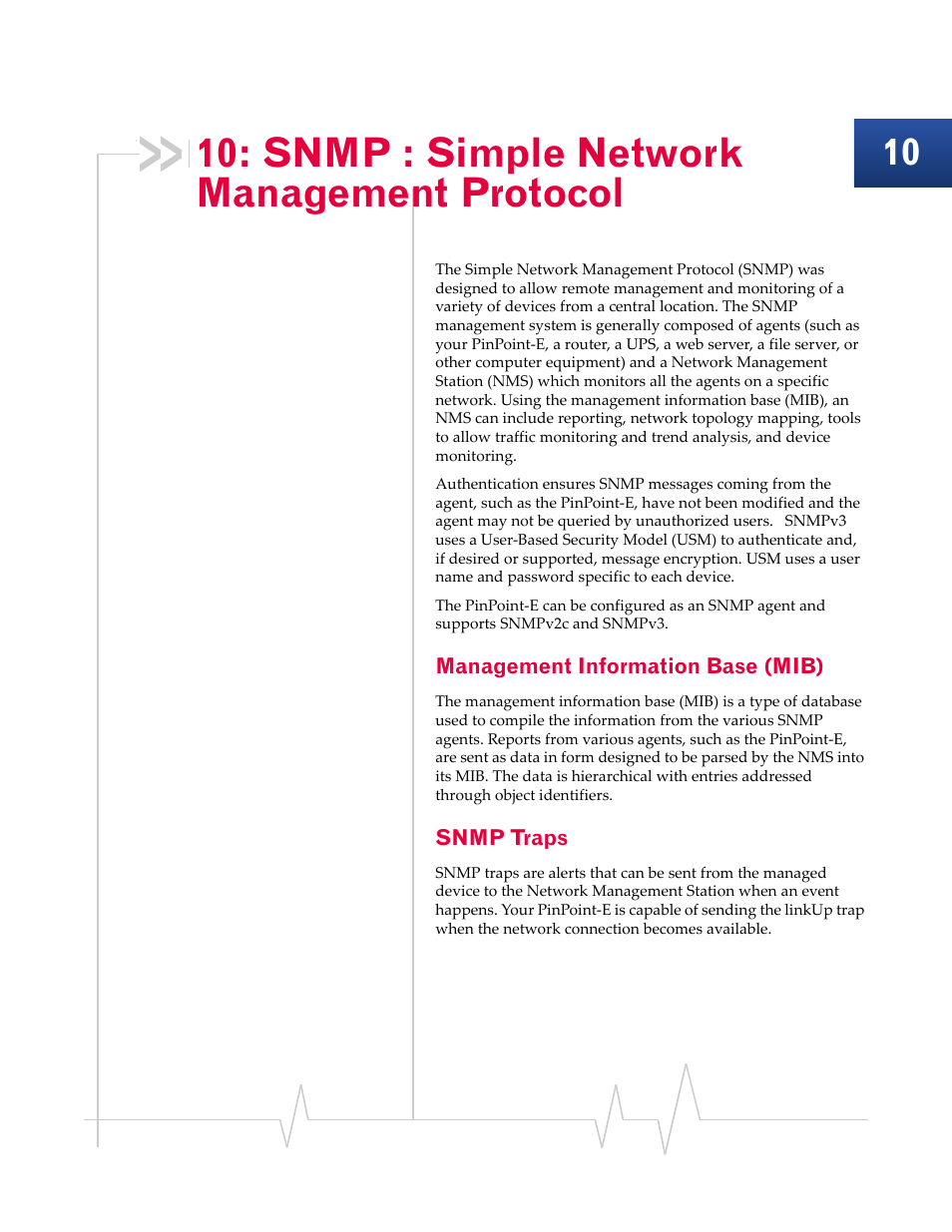 Snmp : simple network management protocol, Management information base (mib), Snmp traps | Sierra Wireless EV-DO User Manual | Page 108 / 182