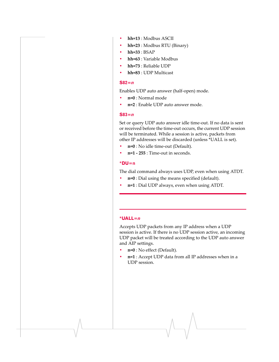 S82=n s83=n *du=n *uall=n | Sierra Wireless EV-DO User Manual | Page 136 / 182