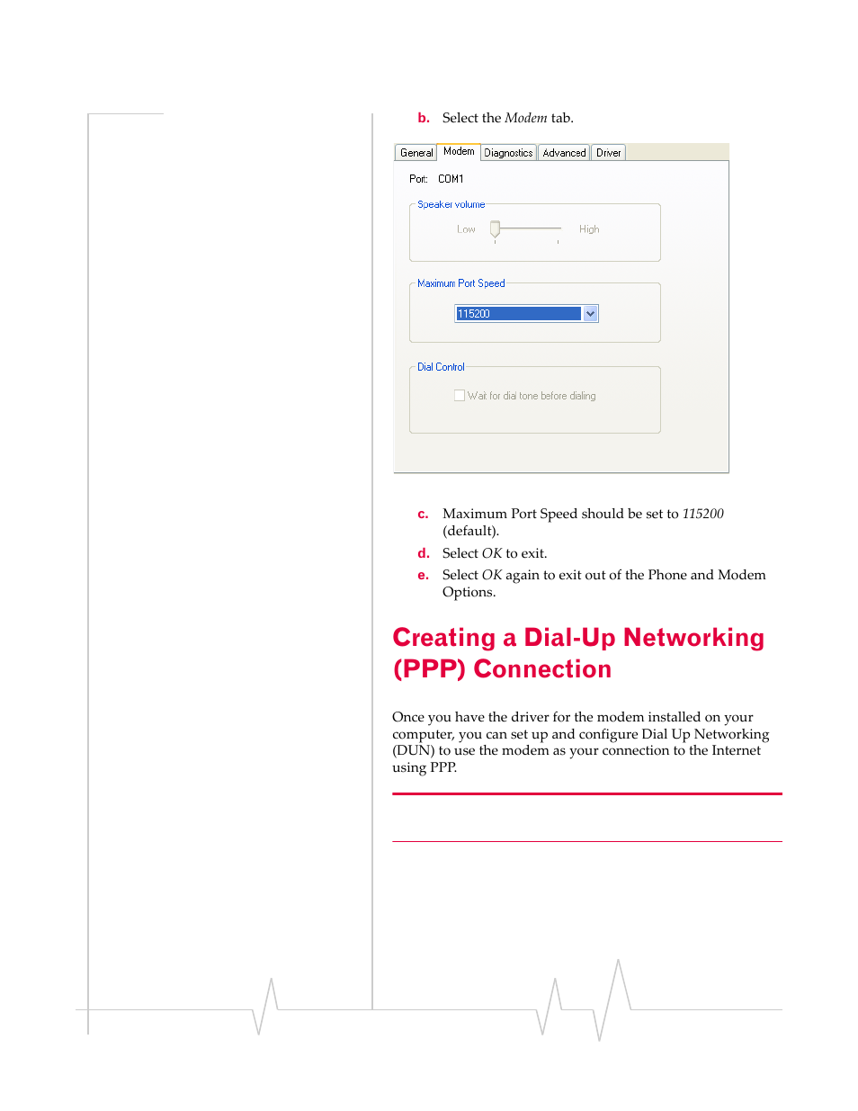 Creating a dial-up networking (ppp) connection, Creating a dial-up, Networking (ppp) connection | Sierra Wireless EV-DO User Manual | Page 168 / 182