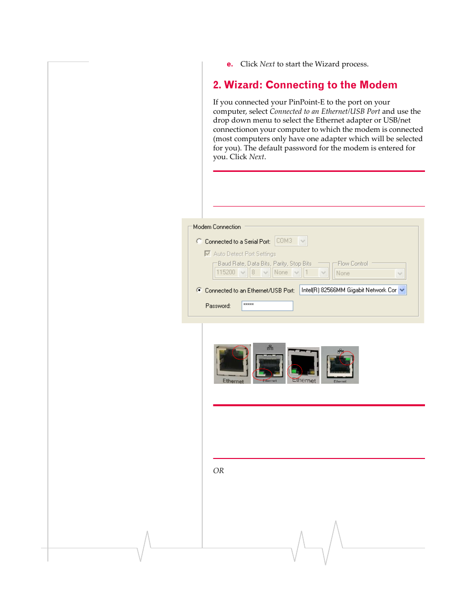 Wizard: connecting to the modem | Sierra Wireless EV-DO User Manual | Page 29 / 182