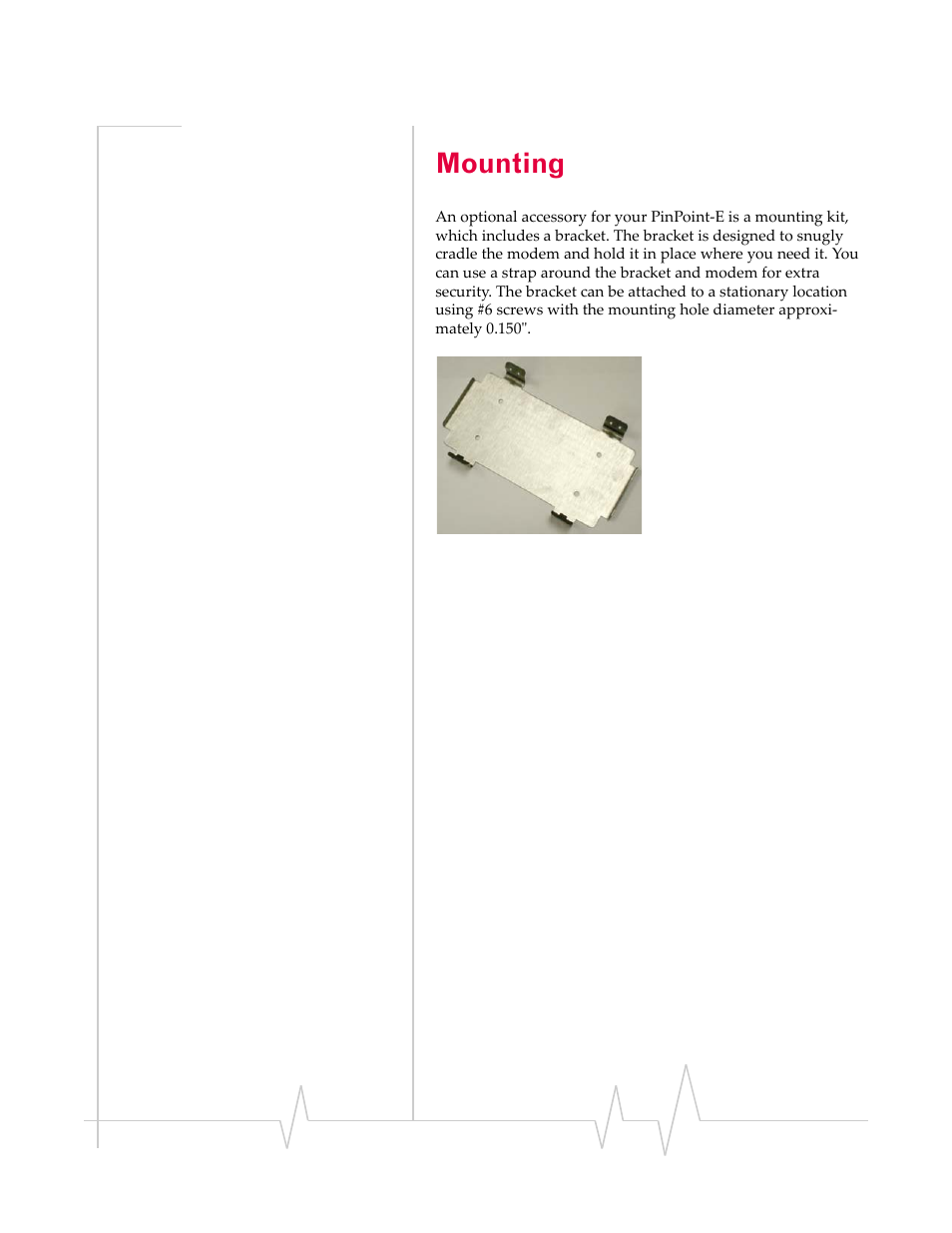 Mounting | Sierra Wireless EV-DO User Manual | Page 42 / 182