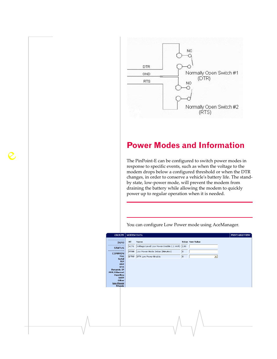 Power modes and information, Power modes and, Information | Sierra Wireless EV-DO User Manual | Page 59 / 182