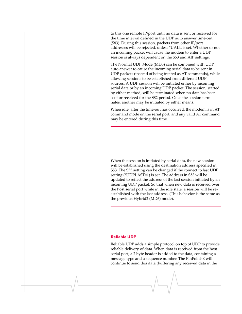 Reliable udp | Sierra Wireless EV-DO User Manual | Page 68 / 182