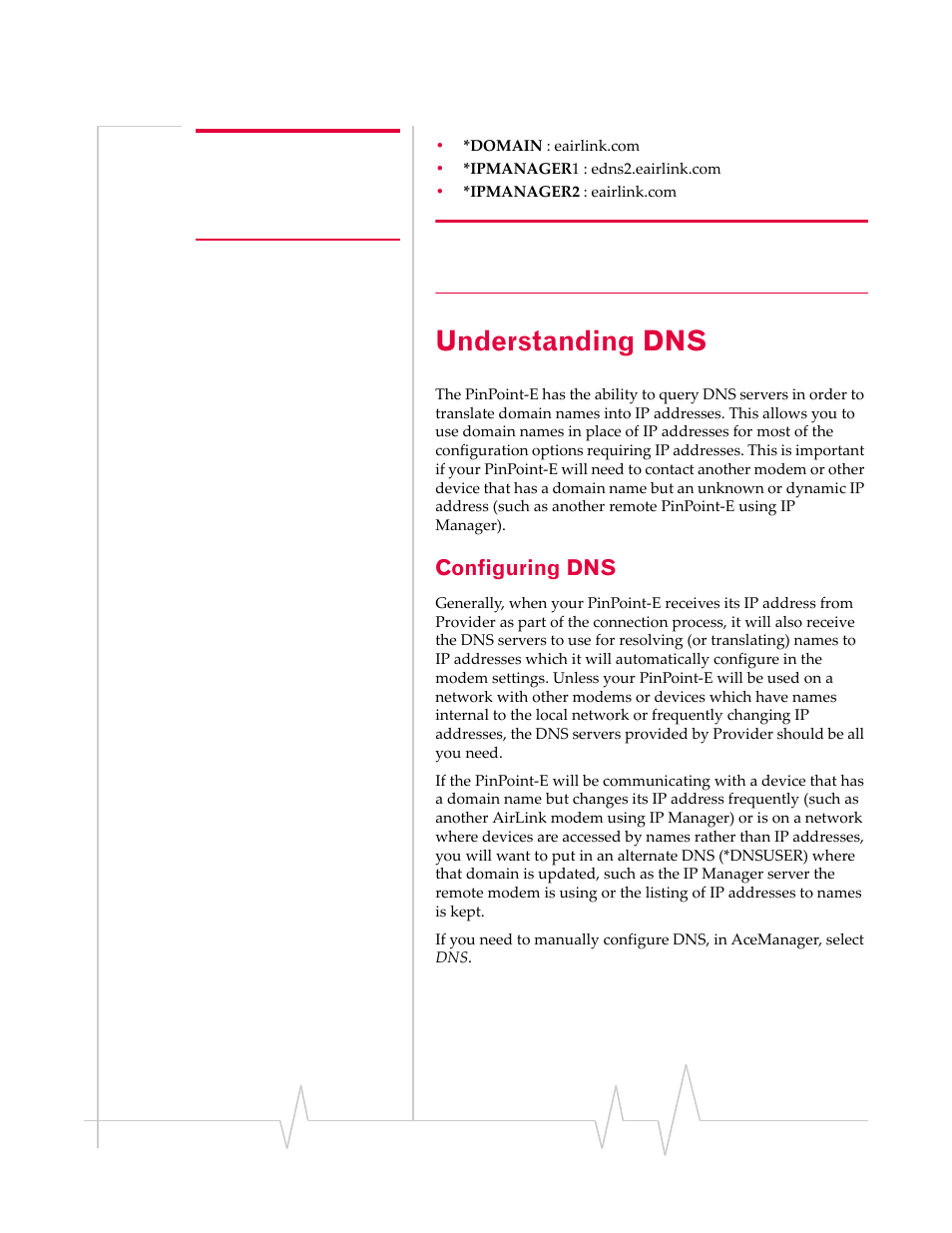 Understanding dns, Configuring dns | Sierra Wireless EV-DO User Manual | Page 82 / 182