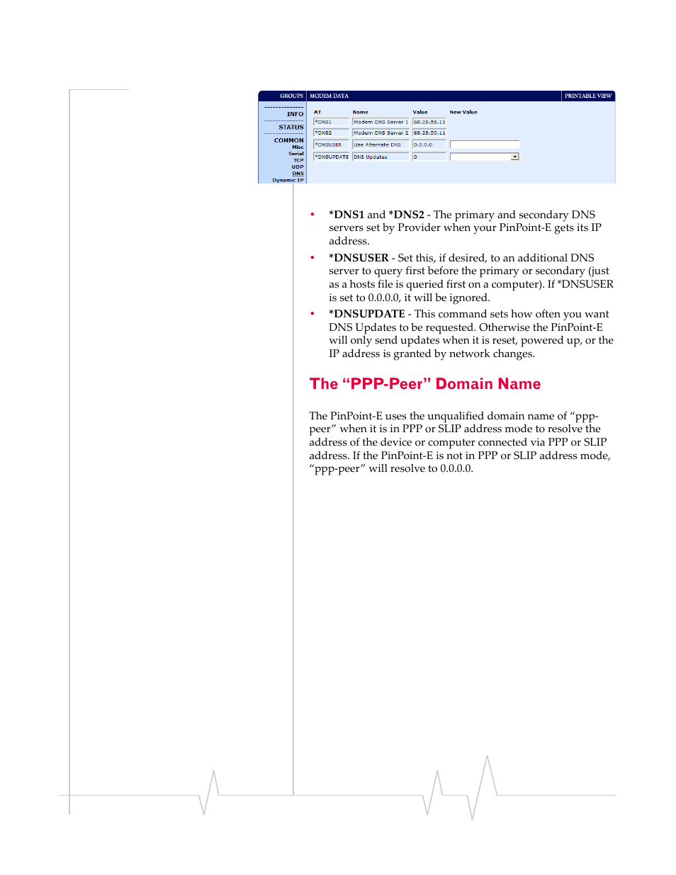 The “ppp-peer” domain name | Sierra Wireless EV-DO User Manual | Page 83 / 182